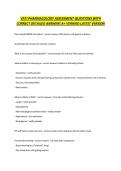 VATI PHARMACOLOGY ASSESSMENT QUESTIONS WITH CORRECT DETAILED ANSWERS A&plus; VERIFIED LATEST VERSION