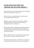 MO BAIL BOND EXAM SCRIPT 2026 QUESTIONS AND SOLUTIONS GRADED A&plus;