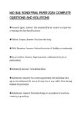 MO BAIL BOND FINAL PAPER 2026 COMPLETE QUESTIONS AND SOLUTIONS