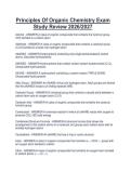 Principles Of Organic Chemistry Exam  Study Review 2026&sol;2027