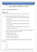 Test Bank for Davis Advantage for Pathophysiology Introductory Concepts and Clinical Perspectives&comma; 2nd Edition&comma; Theresa Capriotti Question & Answers Perfectly A&plus; Grade &lpar;2026 Newest Updated Versions&rpar;