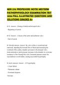 MSN 570 PROFESSORS NOTES MIDTERM PATHOPHYSIOLOGY EXAMINATION TEST 2026 FULL ILLUSTRATED QUESTIONS AND SOLUTIONS GRADED A&plus;