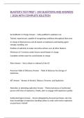 BLASTER'S TEST PREP &vert; 100 QUESTIONS AND ANSWERS &vert; 2026 WITH COMPLETE SOLUTION