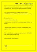 MSRA EXAM QUESTIONS AND ANSWERS 2026
