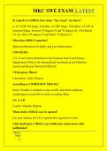 MKC SWE EXAM QUESTIONS AND ANSWERS 2026
