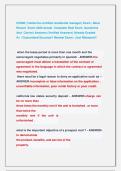 CCRM &lpar; California certified residential manager&rpar; Exam &vert; Most  Recent  Exam 2026 Actual  Complete Real Exam  Questions                 And  Correct Answers &lpar;Verified Answers&rpar; Already Graded                    A&plus; &vert; Guaranteed Success&excl;&excl; Newest Exam &vert; Just Re