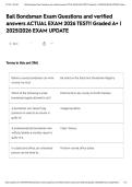 Bail Bondsman Exam Questions and verified answers ACTUAL EXAM 2026TEST&excl;&excl; Graded A&plus; &vert; 2025&vert;2026 EXAM UPDATE 