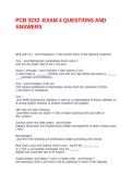 PCB 3233 -EXAM 4 QUESTIONS AND ANSWERS