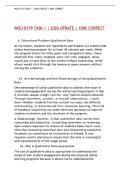 WGU D179 TASK 1 &vert; 2026 UPDATE &vert; 100&percnt; CORRECT