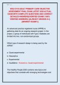 WGU D118 ADULT PRIMARY CARE OBJECTIVE  ASSESSMENT FINAL EXAM LATEST 2026 ACTUAL  EXAM WITH COMPLETE QUESTIONS AND CORRECT  DETAILED ANSWERS&vert;&vert;VERIFIED EXAM&excl;&excl; &lpar;100&percnt;  VERIFIED ANSWERS&rpar; &vert;&vert;ALREADY GRADED A&plus;&vert;&vert;  &vert;&vert;NEWEST EXAM&excl;&excl;&excl;&vert;&vert;