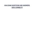 HHA EXAM QUESTIONS AND ANSWERS 100&percnt; CORRECT&excl;&excl;