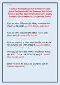 Canadian Boating Exam 2026 Most Recent Exam  &comma;Actual Complete Real Exam Questions And Correct  Answers &vert;&vert;Verified Exam&excl;&excl;&lpar;Verified Answers&rpar; Already  Graded A&plus; &vert; Guaranteed Success &vert; Newest Exam&excl;&excl;&excl; 