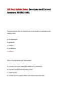 GA Real Estate Exam Questions and Correct Answers&vert; SCORE 100&percnt; 