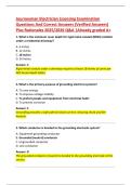 Journeyman Electrician Licensing Examination  Questions And Correct Answers &lpar;Verified Answers&rpar;  Plus Rationales 2025&sol;2026 Q&A &vert;Already graded A&plus; 