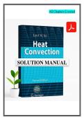 Solution Manual for Heat Convection &lpar;2nd Edition&rpar; by Latif M&period; Jiji &ndash; Complete Problem Solutions and Explanations