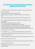 Patient Care Technician &lpar;PCT&rpar; Exam Study Guide&comma; 2026&sol;2027 &ndash; Practice Questions with Revised Answers