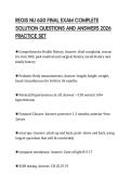 REGIS NU 650 FINAL EXAM COMPLETE SOLUTION QUESTIONS AND ANSWERS 2026 PRACTICE SET