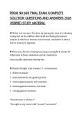 REGIS NU 650 FINAL EXAM COMPLETE SOLUTION QUESTIONS AND ANSWERS 2026 VERIFIED STUDY MATERIAL