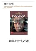 Test Bank for Experience Sociology &ndash; 5th Edition &lpar;David Croteau&comma; William Hoynes & Tara Stamm&rpar; &vert; Sociology Exam Prep 2025&sol;2026