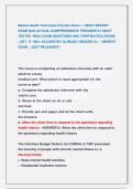 Mental Health Technician Practice Exam 1 &vert; MOST RECENT  EXAM 2026 ACTUAL COMPREHENSIVE FREQUENTLY MOST  TESTED  REAL EXAM QUESTIONS AND VERIFIED SOLUTIONS  &vert; GET  IT 100&percnt; ACCURATE&excl;&excl; ALREADY GRADED A&plus;  &vert; NEWEST   EXAM  &vert; JUST RELEASED&excl;&excl;