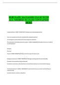SERVSAFE MANAGER EXAM WITH ALL NEEDED TO PASS CONTAINED HERE&period;