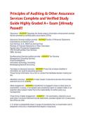  Auditing & Assurance Exam Study Guide&colon; Verified Practice & Review