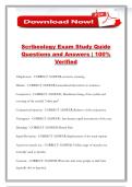 Scribeology Exam Study Quide Questions and Answers &vert; 100&percnt; Verified