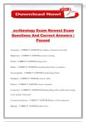 scribeology Exam Newest Exam Questions And Correct Answers &vert; Passed