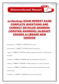 scribeology EXAM NEWEST EXAM COMPLETE QUESTIONS AND CORRECT DETAILED ANSWERS &lpar;VERIFIED ANSWERS&rpar; &vert;ALREADY GRADED A&plus;&vert;&vert;BRAND NEW VERSION