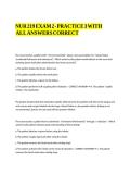 NUR 219 EXAM 2 - PRACTICE 3 WITH ALL ANSWERS CORRECT&period;