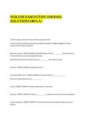 NUR 219 EXAM 3 STUDY AND PASS SOLUTIONS 100&percnt; A&plus;&period;
