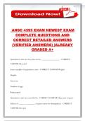 ANSC 4395 EXAM NEWEST EXAM COMPLETE QUESTIONS AND CORRECT DETAILED ANSWERS &lpar;VERIFIED ANSWERS&rpar; &vert;ALREADY GRADED A&plus;