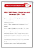 ANSC 4395 Exam 2 Questions and Answers 100&percnt; PASS