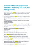 ProServe Certification 2026 Exam Prep - Questions & Answers