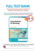 Test Bank -  Foundations of Nursing 9th Edition by Kim Cooper and Kelly Gosnell &vert; All Chapters&comma; Latest Edition&period;
