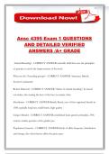 Ansc 4395 Exam 1 QUESTIONS AND DETAILED VERIFIED ANSWERS &sol;A&plus; GRADE
