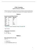 WGU C784 - APPLIED HEALTHCARE STATISTICS &vert; STUDY GUIDE AND FORMULAS &vert; 2026 UPDATE WITH COMPLETE SOLUTION