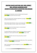 BOATING EXAM&vert;QUESTIONS AND 100&percnt; CORRECT WELL DETAILED ANSWERS&vert;LATEST UPDATE&excl;&excl;&excl;&excl;&excl;&excl;2025&sol;2026&vert;GUARANTEED PASS&vert;GRADED A&plus;&vert;VERIFIED