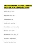 REP 1 REP 2 EXAM SCRIPT 2026 COMPLETE TEST BANK WITH CORRECT SOLUTIONS