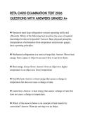 RETA CARO EXAMINATION TEST 2026 QUESTIONS WITH ANSWERS GRADED A&plus;