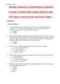 Solutions Manual for An Introduction to Statistical  Concepts&comma; 5e Debbie Hahs-Vaughn&comma; Richard Lomax&vert;&vert;ISBN&colon;9780367204099