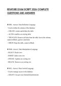 REVATURE EXAM SCRIPT 2026 COMPLETE QUESTIONS AND ANSWERS