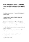 REVATURE INTERVIEW ACTUAL EXAM PAPER 2026 QUESTIONS WITH SOLUTIONS GRADED A&plus;