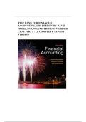 TEST BANK FOR FINANCIAL ACCOUNTING&comma; 6TH EDITION BY DAVID SPICELAND&comma; WAYNE THOMAS&comma; VERIFIED CHAPTERS 1 - 12&comma; COMPLETE NEWEST VERSION