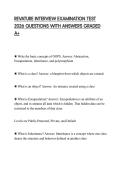 REVATURE INTERVIEW EXAMINATION TEST 2026 QUESTIONS WITH ANSWERS GRADED A&plus;