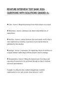 REVATURE INTERVIEW TEST BANK 2026 QUESTIONS WITH SOLUTIONS GRADED A&plus;