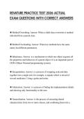 REVATURE PRACTICE TEST 2026 ACTUAL EXAM QUESTIONS WITH CORRECT ANSWERS