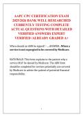 AAPC CPC CERTIFICATION EXAM  2025&sol;2026 BANK WELL RESEARCHED  CURRENTLY TESTING COMPLETE  ACTUAL QUESTIONS WITH DETAILED  VERIFIED ANSWERS EXPERT  VERIFIED &sol;ALREADY GRADED A&plus; 