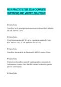 RICA PRACTICE TEST 2026 COMPLETE QUESTIONS AND VERIFIED SOLUTIONS