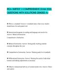 RICA SUBTEST 3 COMPREHENSIVE EXAM 2026 QUESTIONS WITH SOLUTIONS GRADED A&plus;